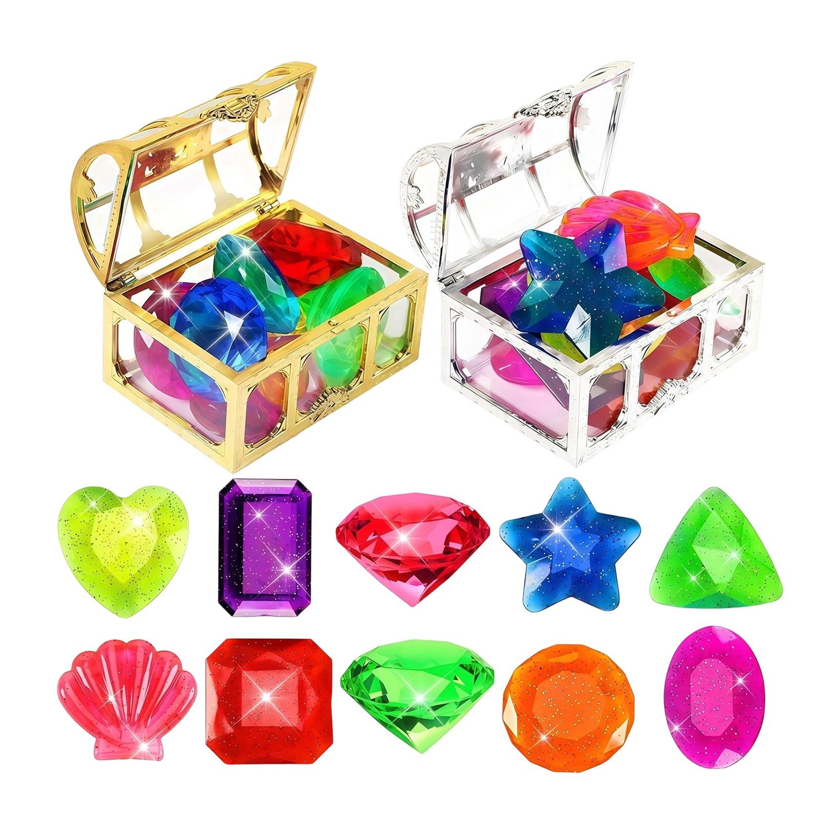 

Summer-Appropriate Children s Pool And Diving Pool Toys, Diving Game Treasure Chest Toy Set. One Size