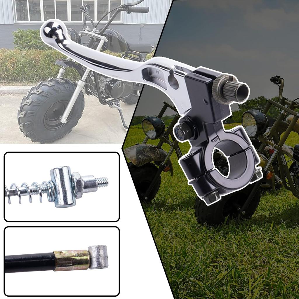 Left Brake Lever Handle Brake Cable 67 Inch Drum Brake Shoe Kit Fit For 196Cc 200Cc Motor Coleman CT200U CT200U-EX BT200X Baja Warrior Heat MB200