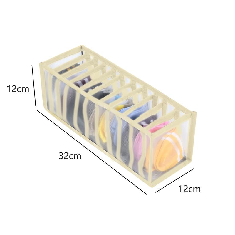 Quick Closet Organizer Underwear Bra Socks Organizer Home Cabinet Clapboard Storage Box Clothes Foldable Drawer Organizer