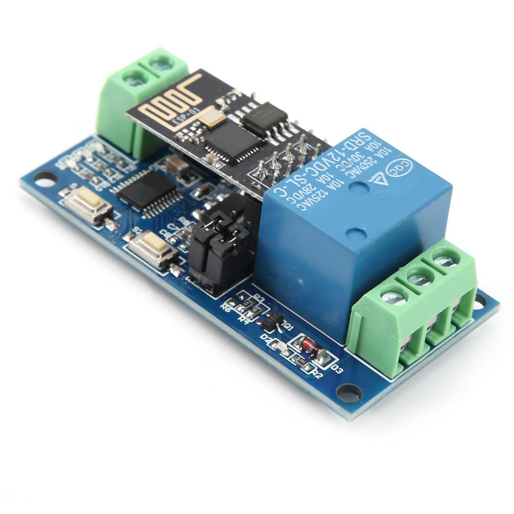 1‑Way WiFi Relay Module for Android Mobile Phone APP Wireless Remote Control Switch 12V ESP8266