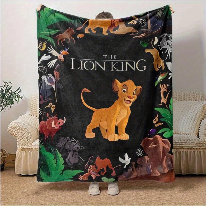 1pc, The Lion King (8) Home Decor Blanket: Cozy Flannel Throw for Bedroom, Living Room, Travel, Camping, Car
