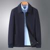 Jachetă pentru bărbați Primăvară și Toamnă Nouă Business Casual Culoare Solidă Rever Vârstă Mijlocie Lider Executiv Jachetă Jachetă