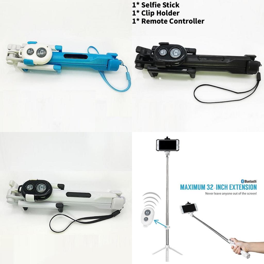 Universal Smartphone Tripod With Bluetooth Remote And Foldable Design For Travel Photography