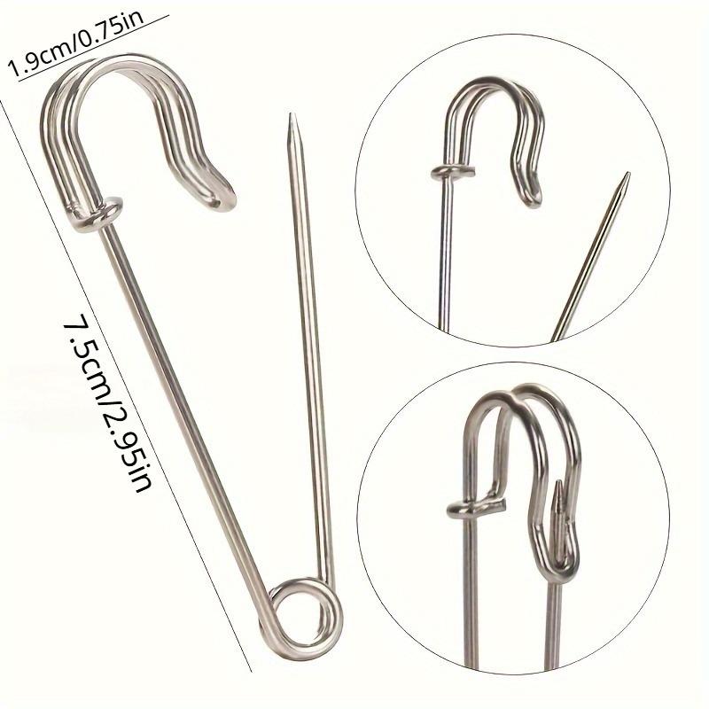 20pcs Large Pins Heavy Duty Blanket Pins Bulk Lock Pins Fasteners For Blankets Crafts Skirts Brooch Making