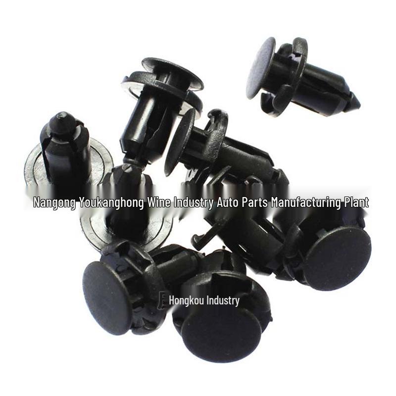 Universal Car Plastic Expansion Rivet Screw for Bumpers and Fenders 01-004 чёрный