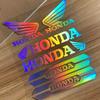 ZLQ4  Car Reflective Stickers Hollow Letter Carved Decals for Honda Motorcycle Helmet Scooter Tail Box Shock Absorber Decoration
