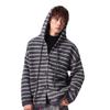 Unisex Schwergewichtiger, gestreifter Kapuzencardigan, Herbst/Winter, Koreanischer Stil, Strickpullover aus Wolle für Paare.