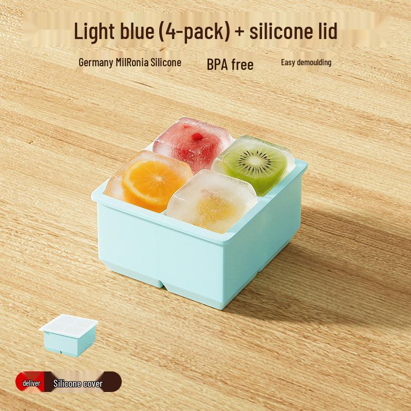 Silicone Ice Hockey Mold: Large Round Ice Ball Tray for Whiskey