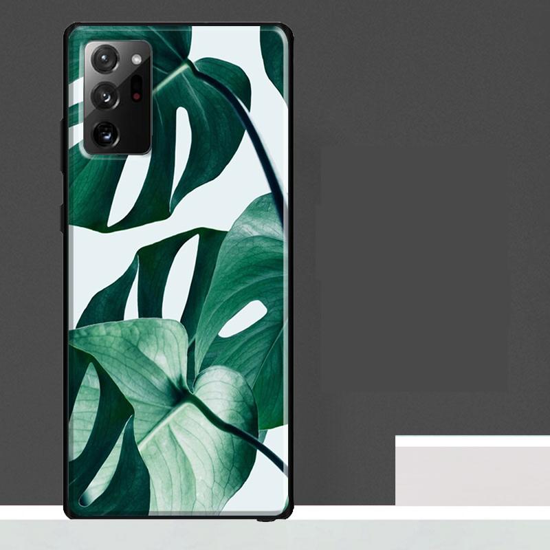 Tropical Monstera Leaves Case For Samsung Galaxy S23 S24 S25 Ultra S9 S10 S20 S21 S22 Plus S23 FE S25 FE Phone Cover