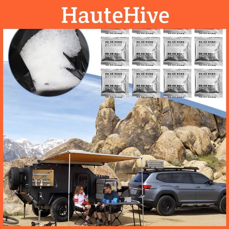 Toilet 12pcs Camping Chemicals Poo Gel Curing Agent Outdoor Portable Deodorant