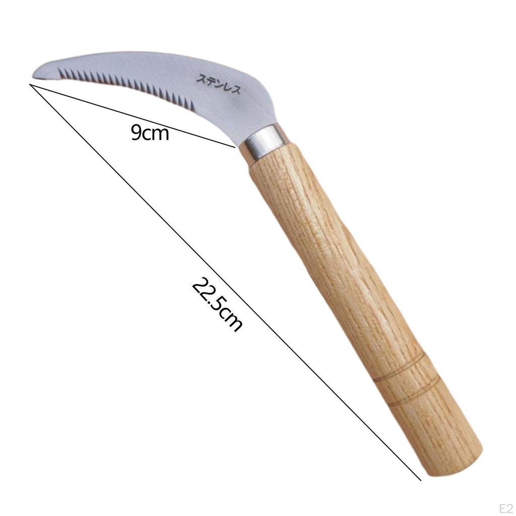 Sod Sickle Hand Hoe Weeder Removal Japanese Weeding for Flower Bonsai