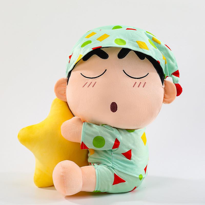 Crayon Shinchan Sleepwear Plush Toy With Pp Cotton For Kids Bedtime Comfort
