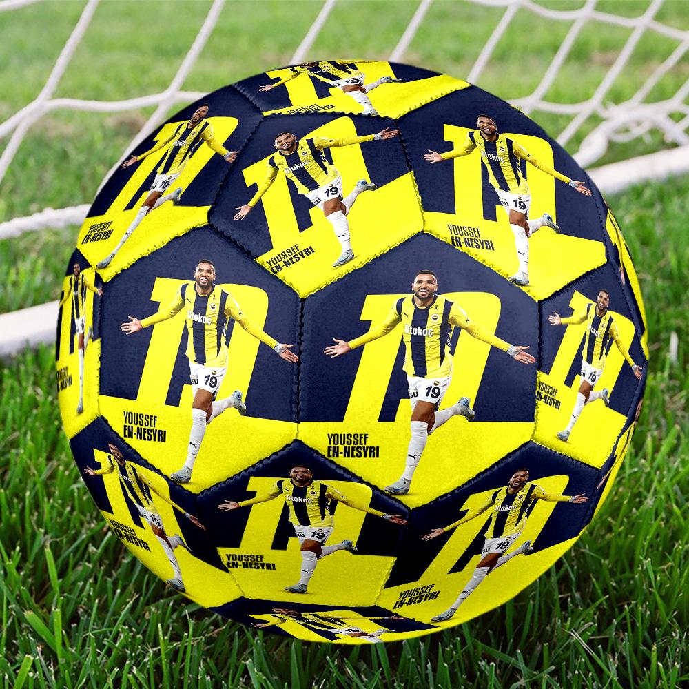 1 Stück Youssef Ennesyri Jubiläumsgröße 5 Fußball, Wettkampf Sportfußball für Indoor- und Outdoor-Training. Q63014