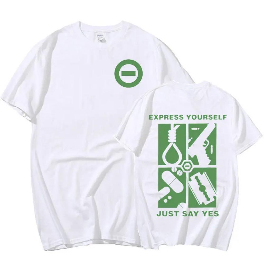 Rockband Type O Negative Tryck Bomulls T-shirt Män Kvinnor Hip Hop Tee Kortärmad T-shirt Sommar Oversized T-shirts Toppar