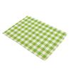 Blue/Yellow/Green White Small Plaid Placemats Linen Table Mat Fresh Style Modern Decor Kitchen Dining Room Grid Cup Pads Coaster