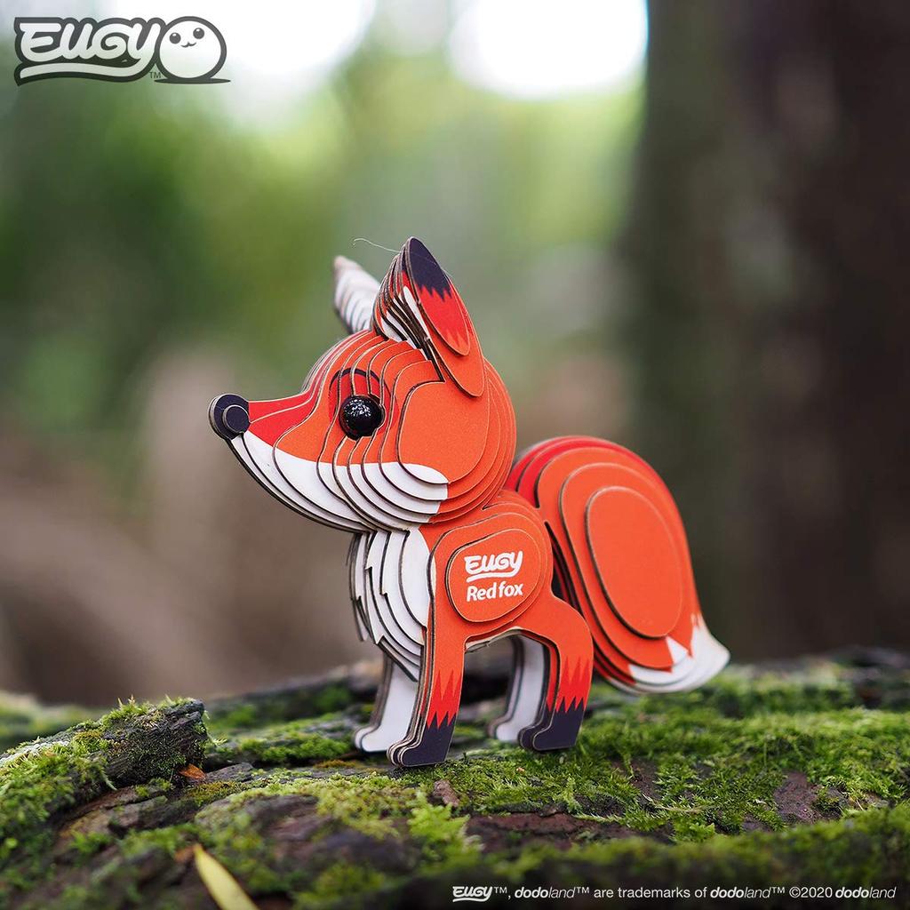 EUGY Fox Paper Puzzle - A fun educational toy for elementary school boys and girls, as well as adults, making it a great gift.