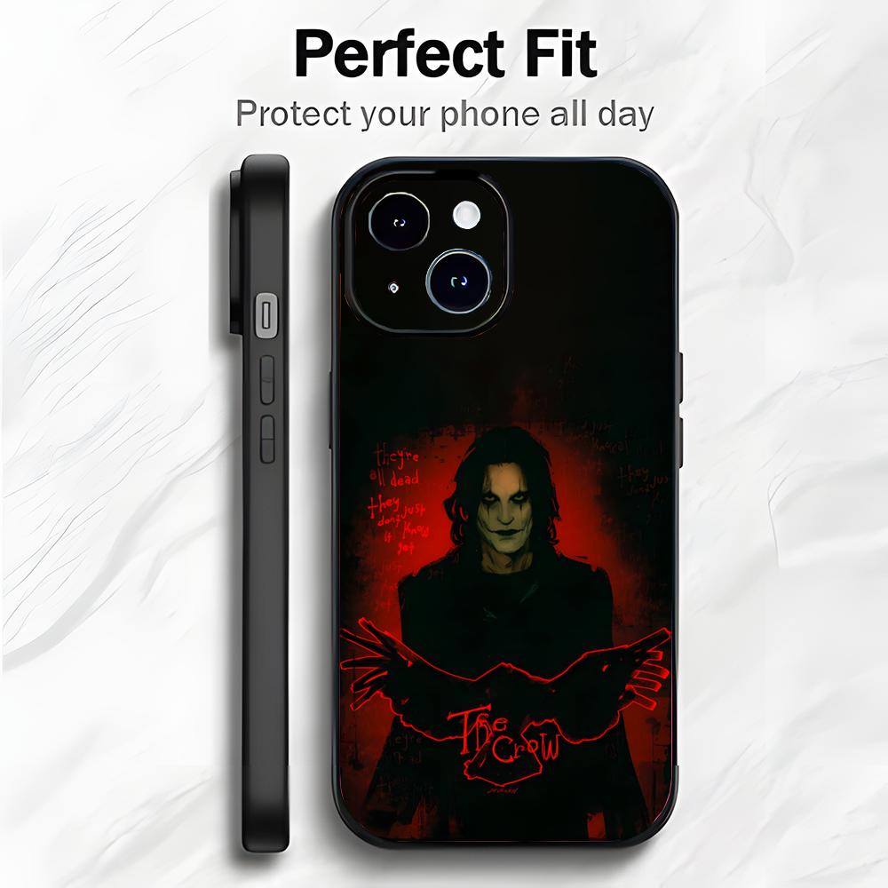 Dark Classic Movie T-The C-Crow Phone Case Phone Case Soft Packaging Lightweight For iPhone17 16 15 14 13ProMax
