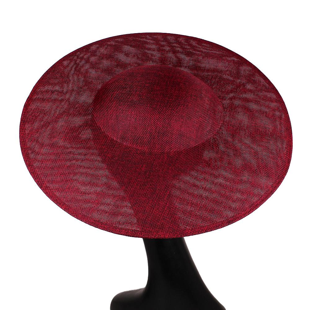New Hat Bottom Diameter 40 Cm Imitation Hemp Hat Mop Diy Handmade Hat + Accessories First-Hand Direct Sales