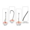 Circle Hook Sharp Barbed Fishhook Offset Narrow Bait Hook High Carbon Steel Long Shank Fishing Hook