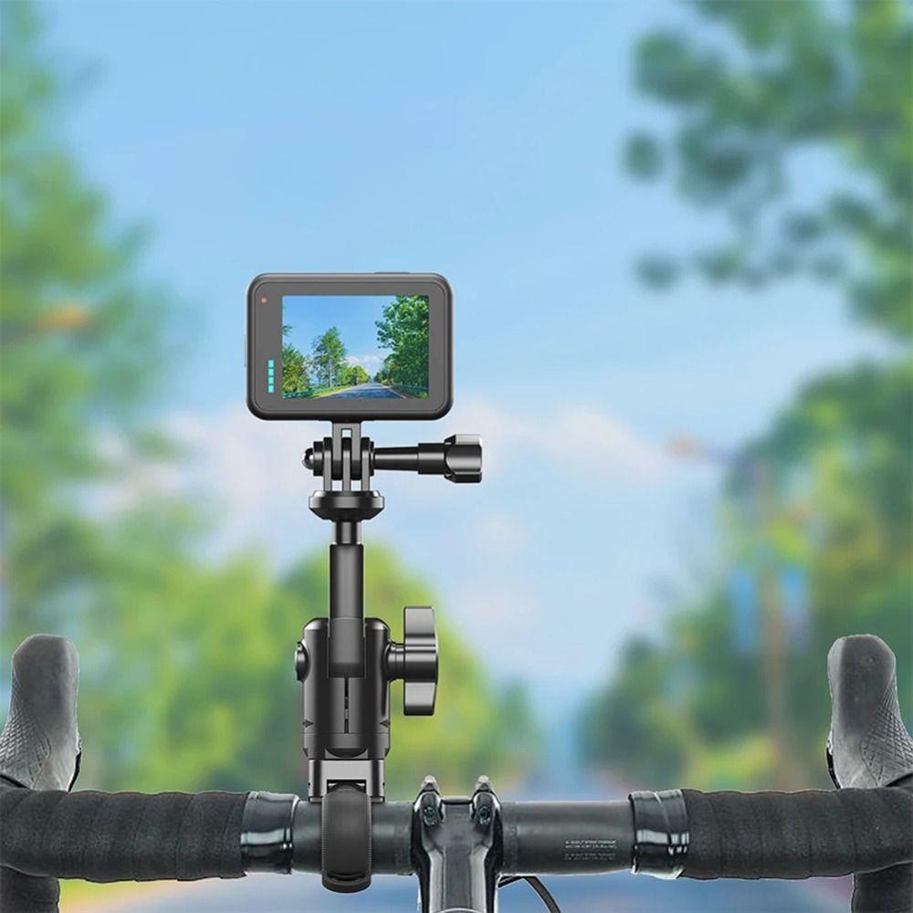 360 Rotating Action Camera Holder Quick Release Handlebar Mount Brackets Camera Mount Bike