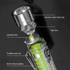 USB Wiederaufladbare LED Taschenlampe LED Mini Schlüsselanhänger Licht Multifunktionale Tragbare Taschenlampe Handlampe für Camping Spaziergang Angeln