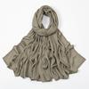 New Premium Thick Modal Hijab Scarf For Women Plain Shawls Femme Musulman Cotton Modal Headscarf Islam Turban Headband 172*85cm