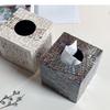 Light Luxury Tissue Box Household Extractable Napkin Paper Living Room Table Decorative Ornaments