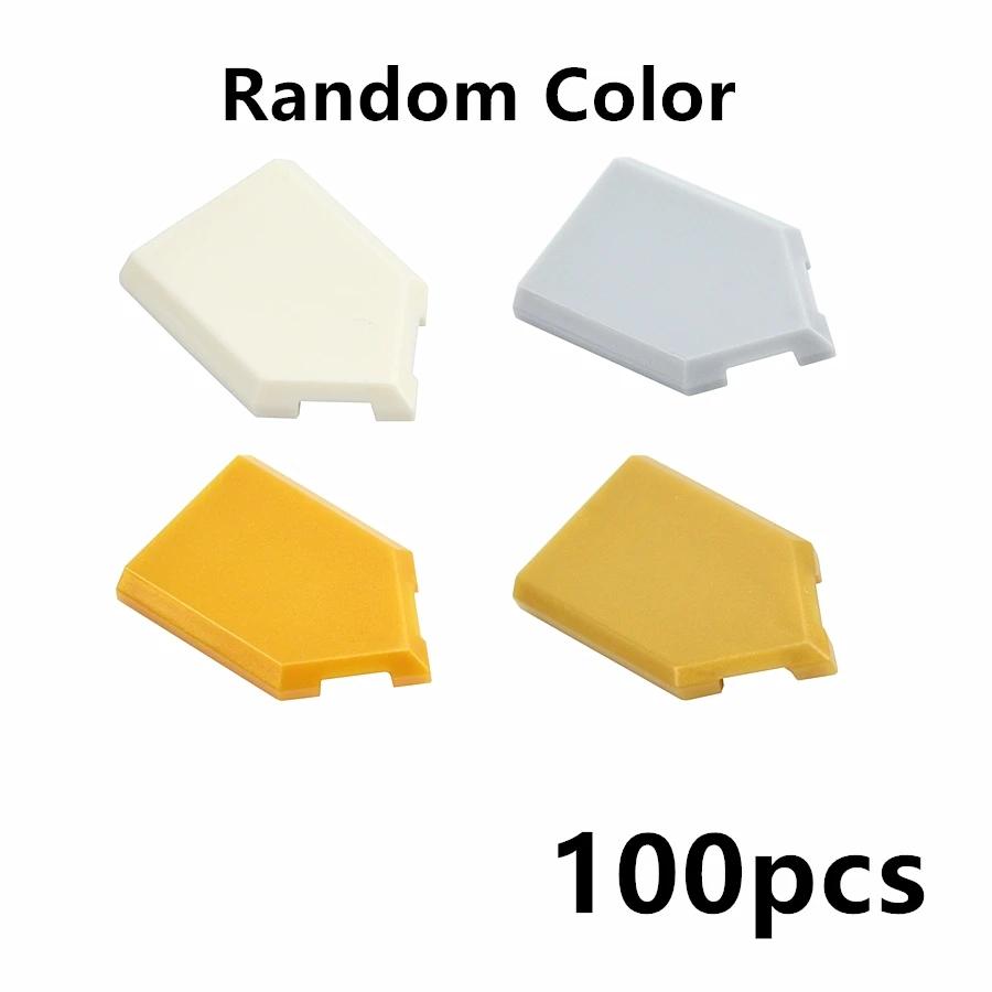 100PCS MOC Bricks 22385 2x3 Shield Light Panel LED 22385 2x3 Tile Building Blocks DIY Construction Toys Compatible With 3068