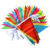 Colorful 100m Triangle Flag Pennant Bunting String Banner Garland Festival Party Holiday Home Garden Decoration