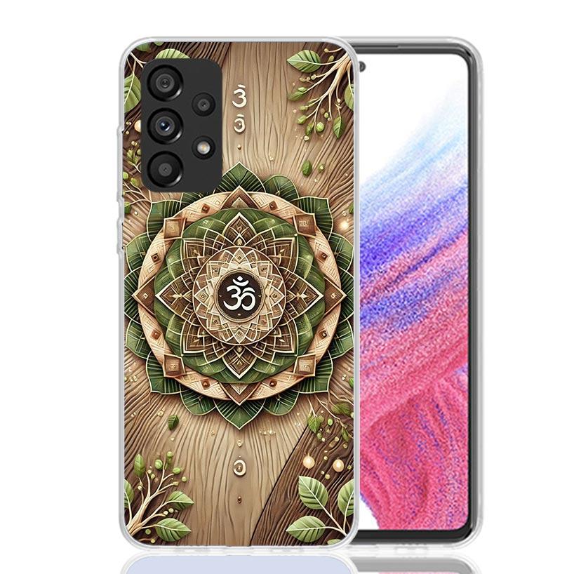 Mandala Chakra Insist Yoga Phone Case For Samsung Galaxy A52 A32 A22 A12 A02S A50S A30S A51 A31 AA71 Note 20 Ultra 10 S10 Plus G