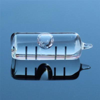 6*17mm Microbend Cylinder Mini Level Bubble Arc Glass Bubbles Arcuated Mini Water Level Meter 1PCS