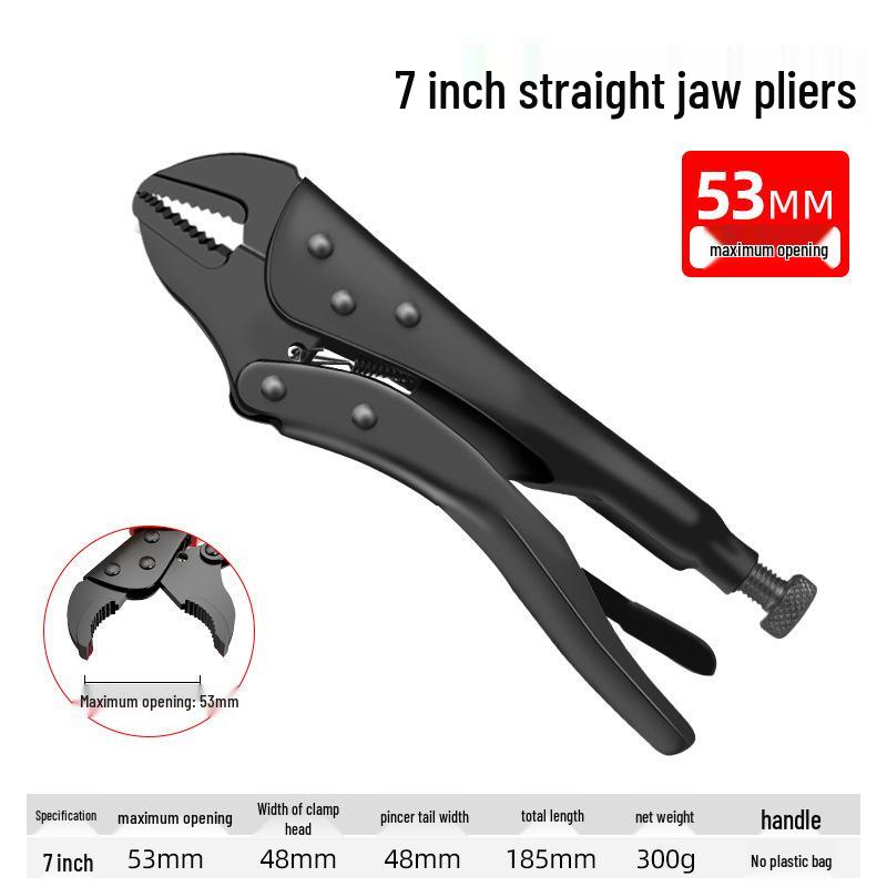 Industrial Grade Adjustable Multifunctional Vise-Grip Pliers and Pipe Wrench Tool Set