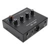 Microphone Preamp Mic Gain Booster 48V Power Supply Mic Pre Amp for Dynamic Condenser XLR 3.5mm 6.35mm Inputs Outputs