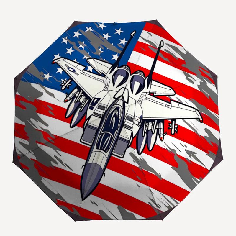 

1pc Fighter Jet umbrella - automatic opening and closing, sturdy iron frame, formal occasions yy251027047