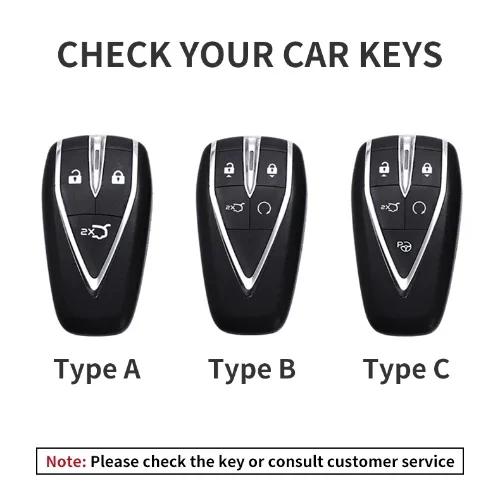 Leather Car Remote Key Case Cover for Changan CS35PLUS CS35 Plus CS55 PLUS CS75 PLUS Eado UNI-T UNI K Oushang X5 X7 EV