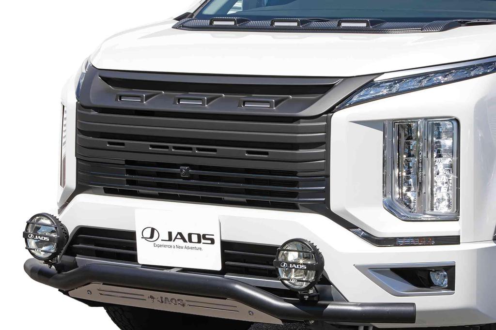 Jaos Matte Black Front Grille for Delica Diesel D5 (19+) (B061306MB)