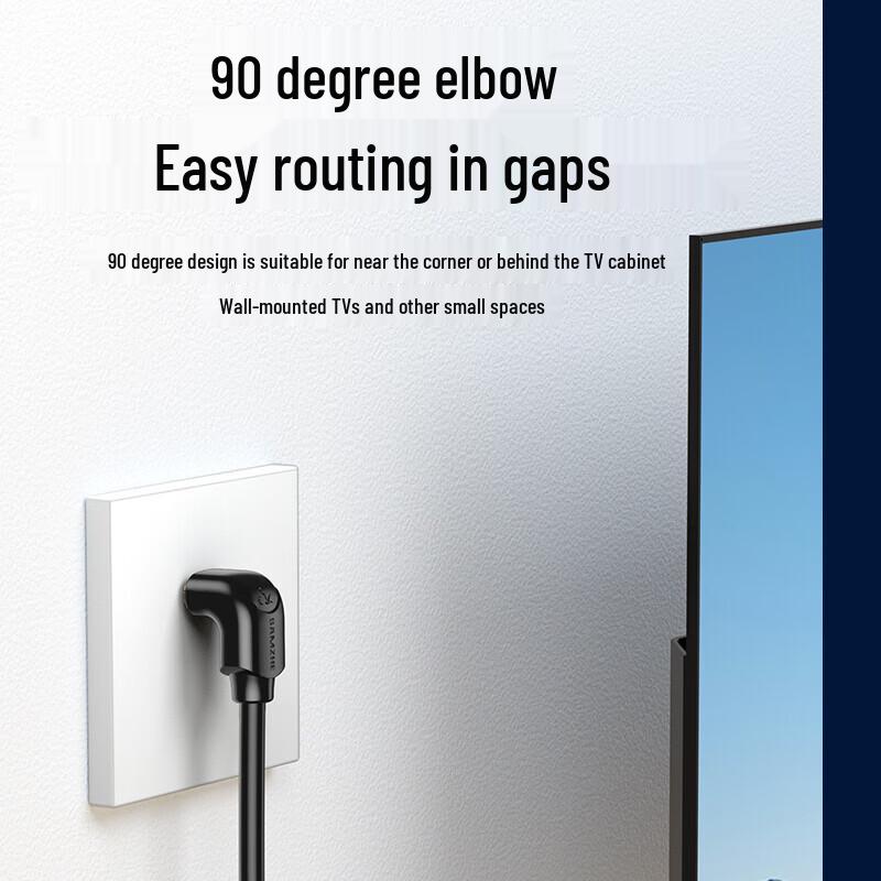 LLHY HDMI Digital HD Cable with Elbow Connector