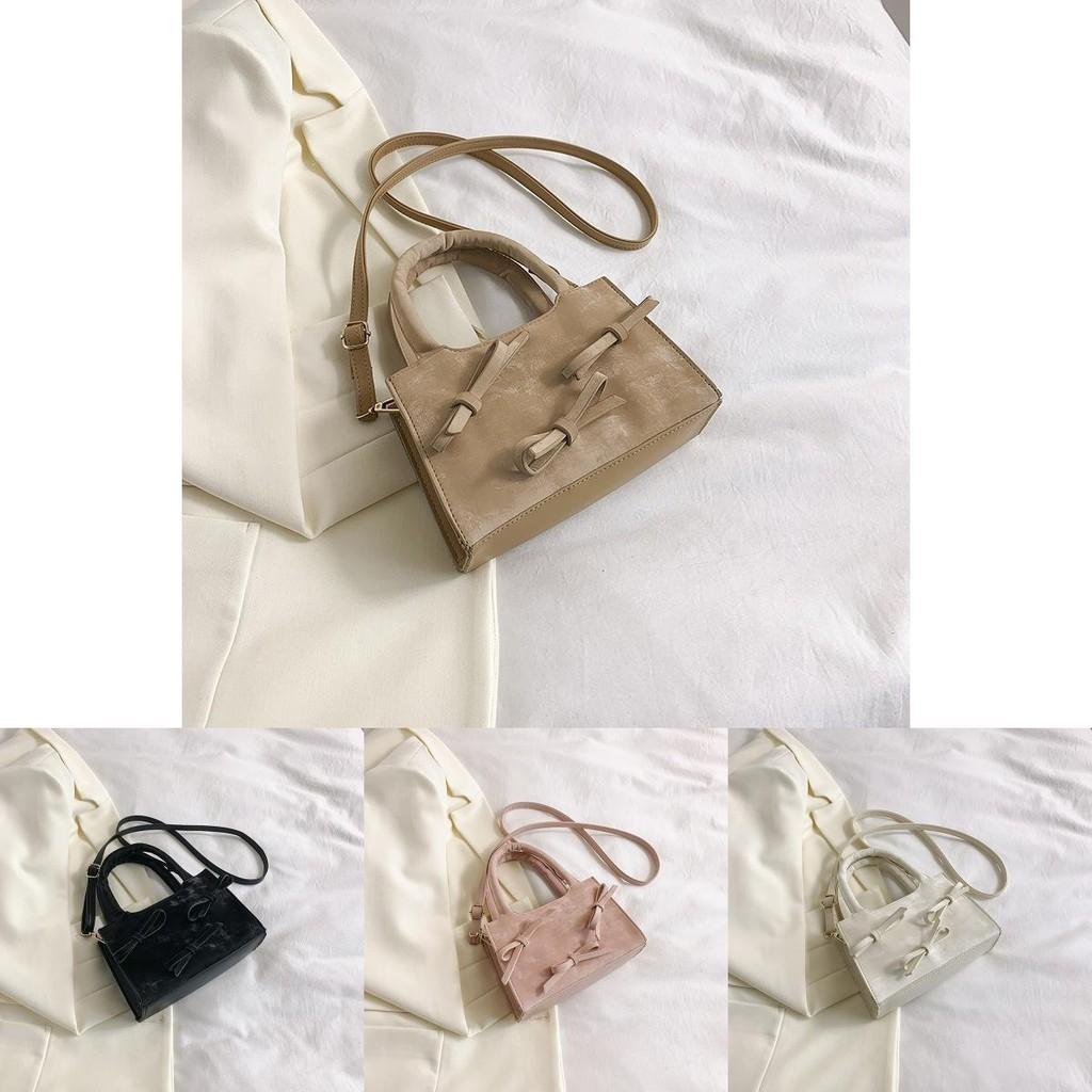 Chic Small Box Bag For Women Casual Fashionable Korean Style Pu Leather