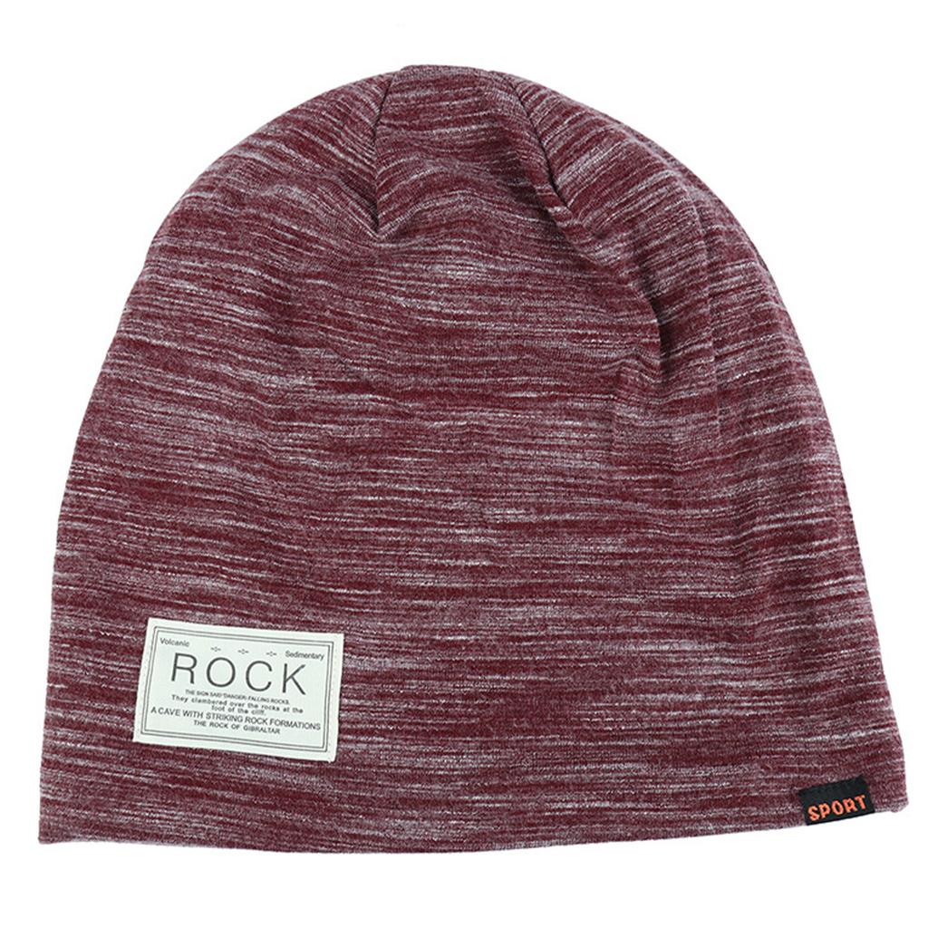 Beanie Hats For Women Men Cotton Warm Anti-slip Headwear Cap Casual Stretch Sleep Turbans Hats For Travel Running