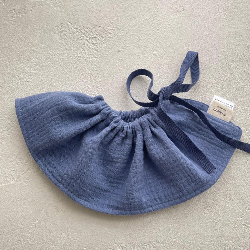 4Layers Cotton Gauze Baby Bibs Toddlers Newborns Printing Ruffle Feeding Burp Cloths Apron Baby Saliva Towel Drool Bib