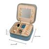 Tragbares Schmuckkästchen Kompakte und praktische Schmuckaufbewahrungsbox Stilvolle Zubehör-Organisationsbox