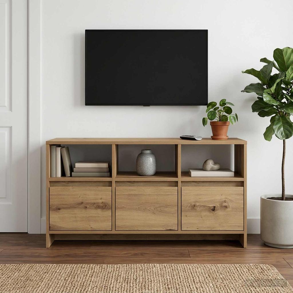TV Stand 102 x 37.5 x 52.5 cm Artisan Oak Engineered Wood