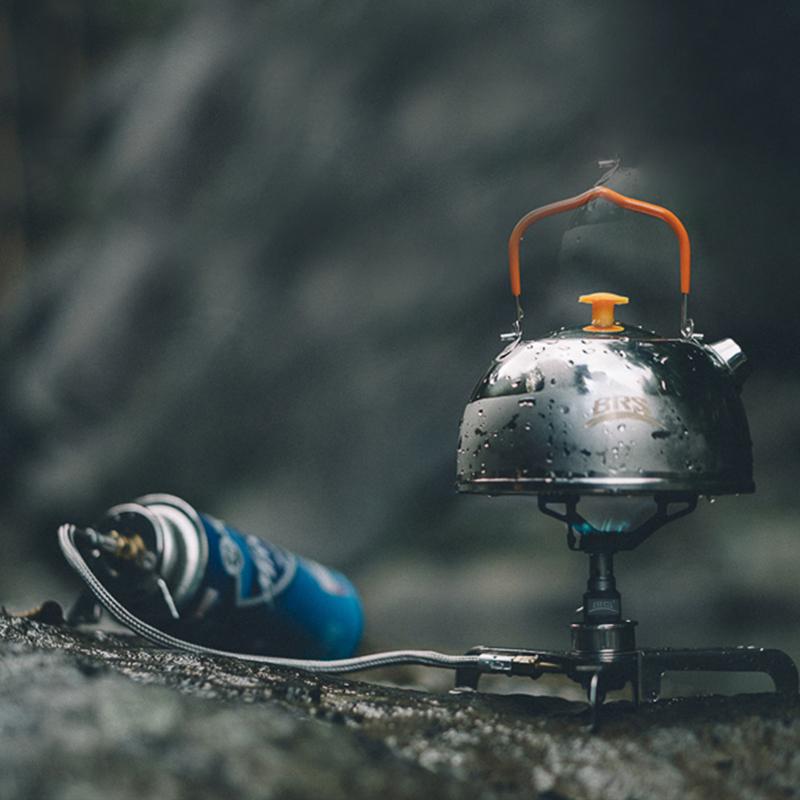 1PC Outdoor Gas Stove Mini Titanium Camping Gas Burner Ultralight Stove Survival Furnace Pocket Picnic Gas Cooker