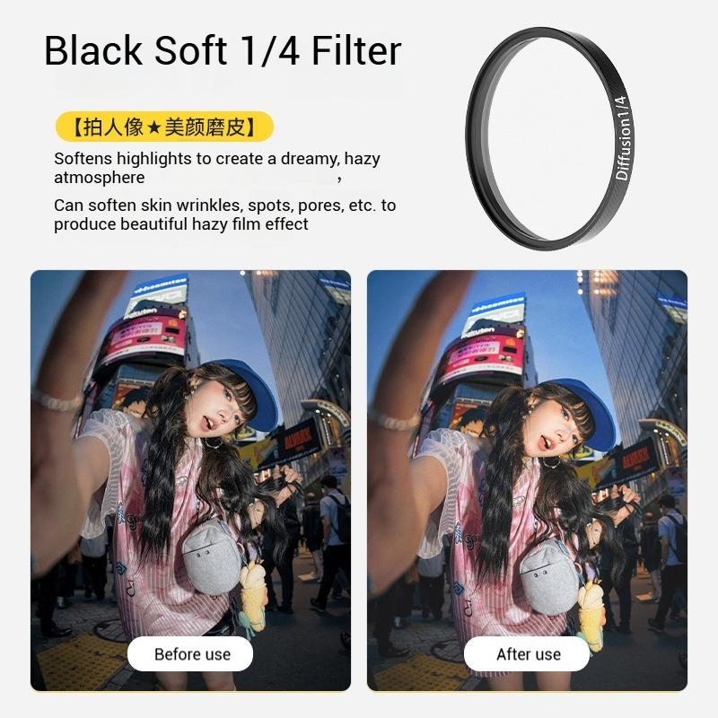 GRT for DJI OSMO Action 6 Filter Kit CPL Polarizer UV 0.25 Black Soft Mirror ND 8/16/32/64 Action6 Action Camera Lens Filter