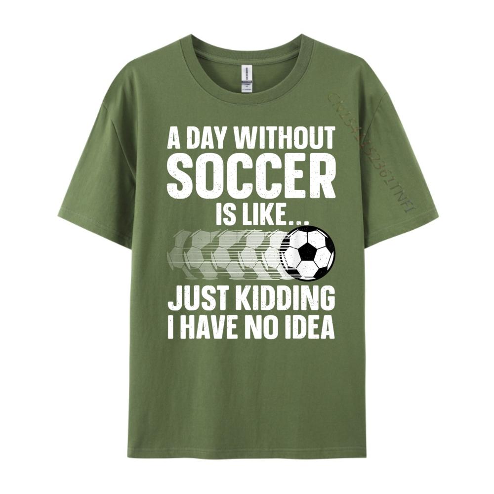 Funny Soccer Design For Men Women Sport Player Soccer Lover Black Shirt Graphic Tees T Shirt Man Tshirt EU SIZE Group