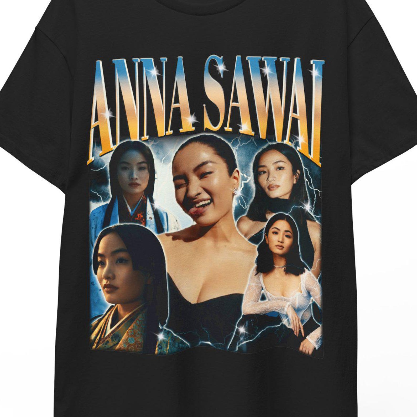 Anna Sawai Tee, Anna Sawai Tshirt, Vintage Anna Sawai Shirt, Anna Sawai Retro Tees, Anna Sawai Clothing, Anna Sawai Lady Mariko Shirt S