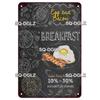 SQDGLZ Vintage Pizza Delicious Food Metal Sign Tin Sign Plate Home Bar Door Wall Decor Sticker Decoration Plaque Poster Gift