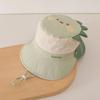 Quick-dry Summer Kid Sunhat Letter Embroidery Children's Fisherman Hat  Boy