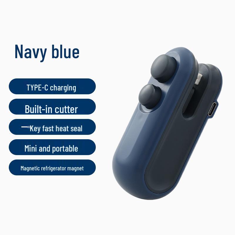 Compact Handheld Bag Sealer - Mini Plastic Sealing Machine for Home Use