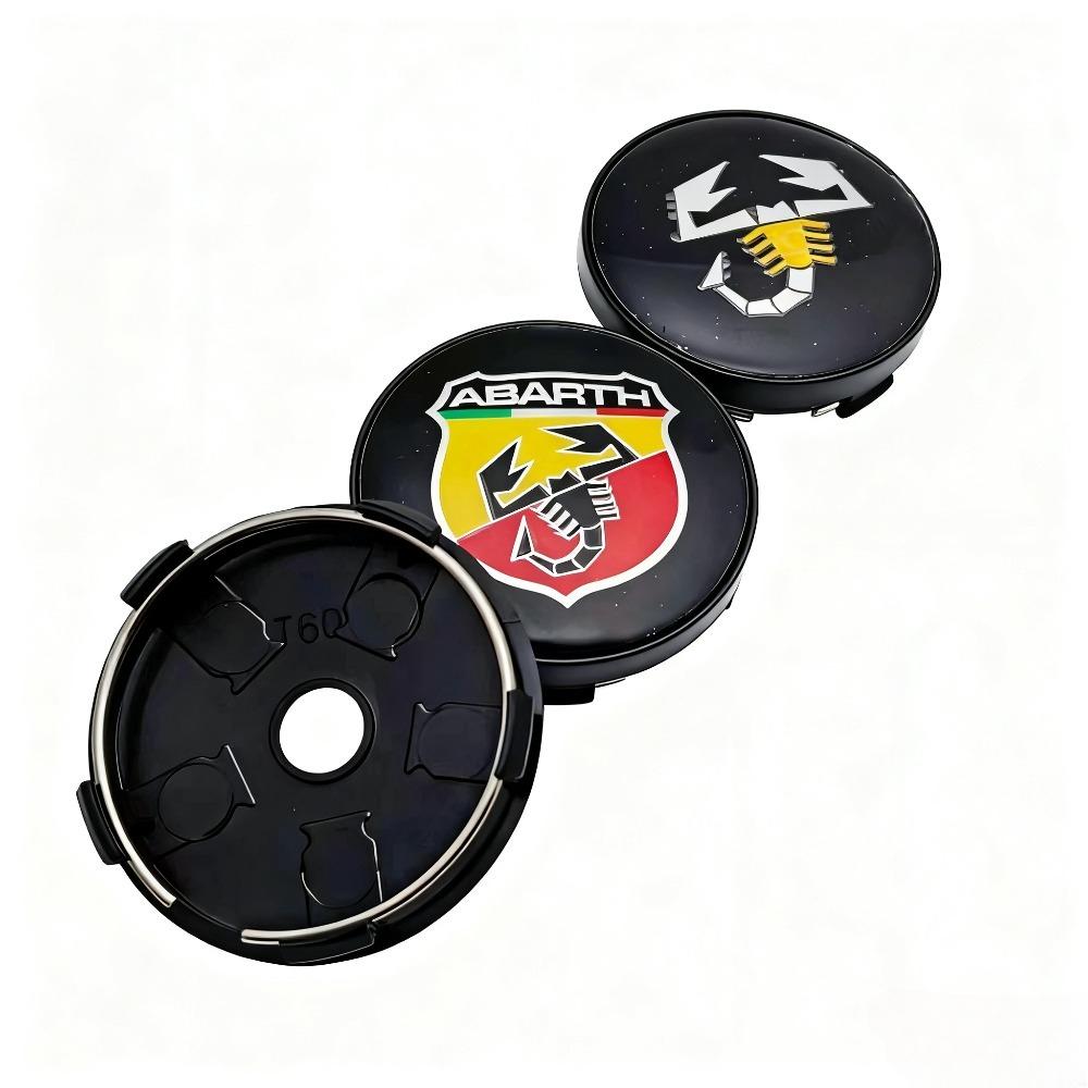 4pcs Scorpion Logo Emblem Badge Car Wheel Center Caps 60MM 56MM Car Wheels Hub Cap Rim Hubcaps Cover Replace Styling Accessories